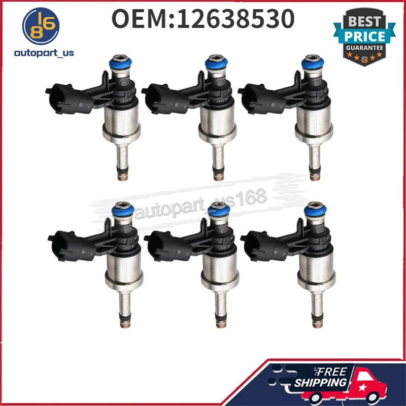 

Fuel Injectors 12638530 For BUICK ENCLAVE LACROSSE CADILLAC CTS STS CHEVROLET CAMARO TRAVERSE GMC ACADIA SATURN OUTLOOK