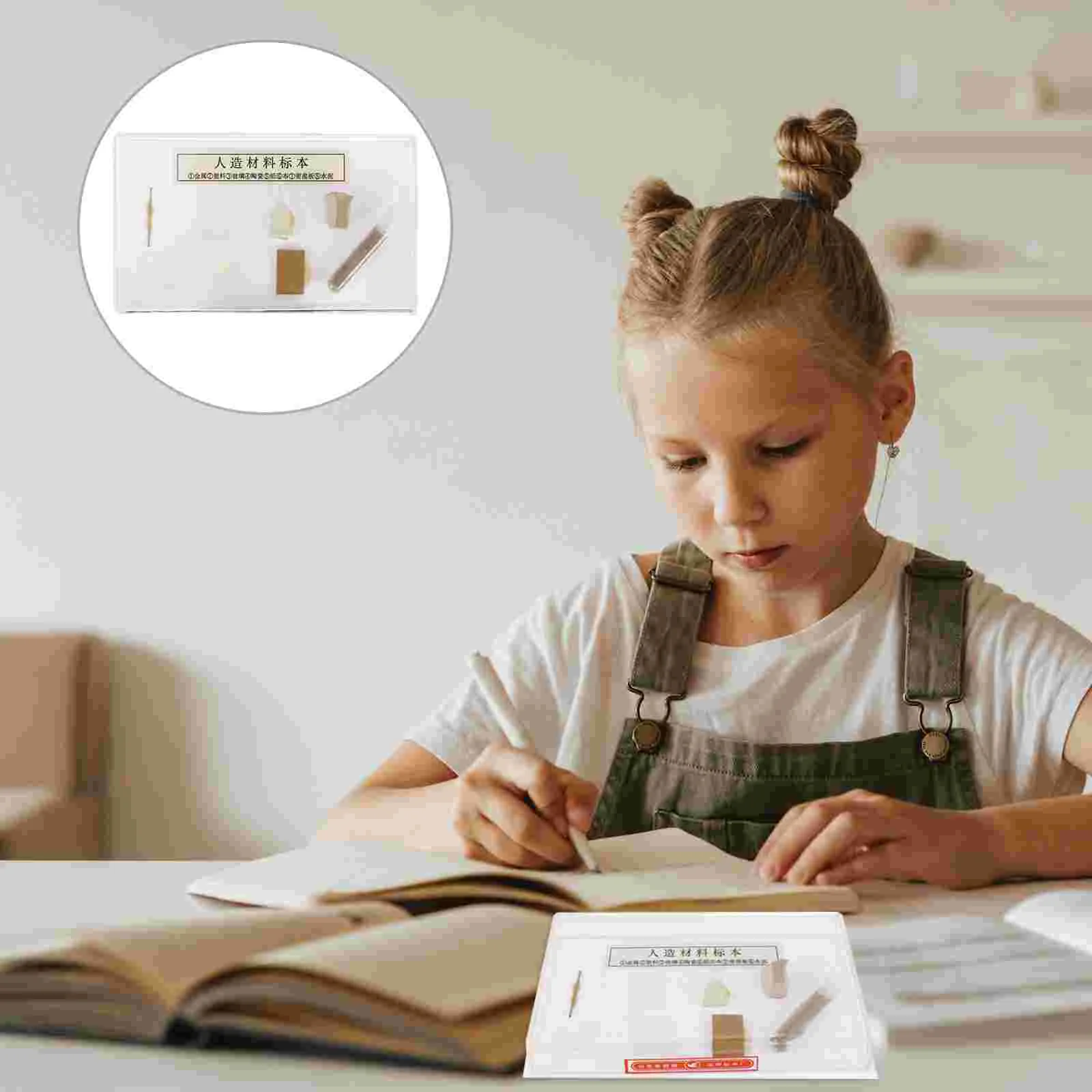 

Образцы искусственного материала для школы, образовательная модель