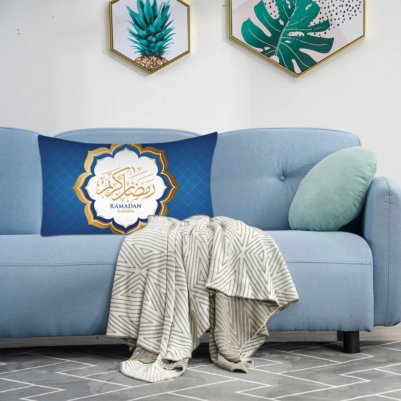 

Набор наволочек для подушек Рамадан, набор из 6 ИД Мубарак, Исламские мусульманские украшения, наволочки для дивана, кушетки, дома