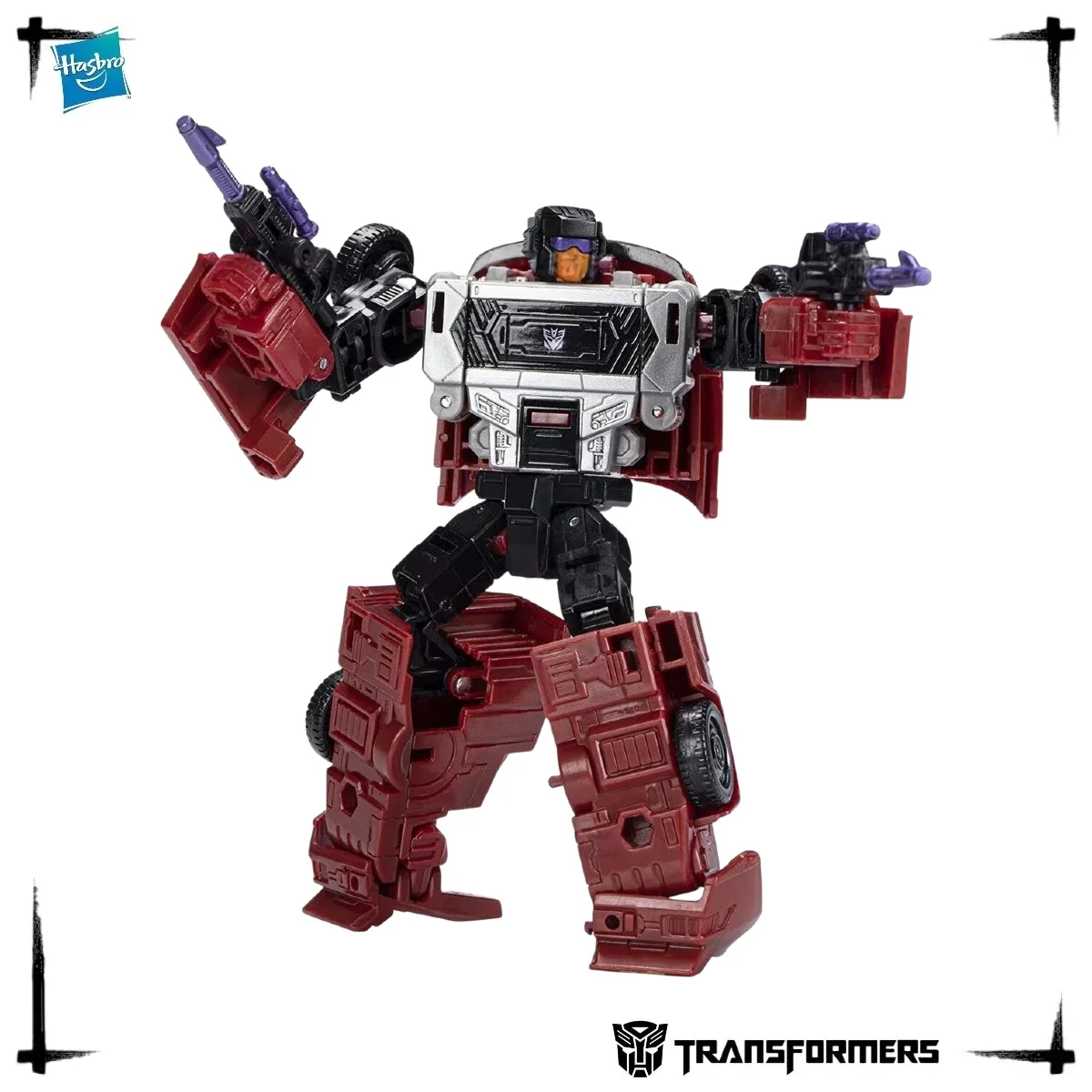 Фото Фигурка робота-трансформера Hasbro Transformers Legacy Deluxe Class Stunticons Dead End Menasor Combiner Sports Car №3