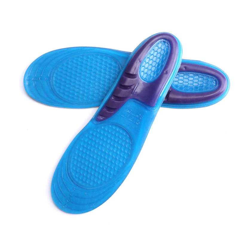 

Shock-absorbing Insole Orthotic Arch Support Foot Pain Massaging Silicone Gel Soft Sport Shoe Anti-Shock Insoles Pad Man Women