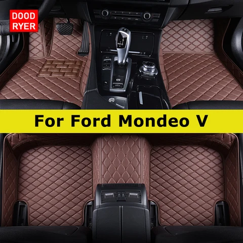 Автомобильные коврики DOODRYER на заказ для Ford Mondeo MK5 Fusion 2014-2023, автомобильные коврики, аксессуары для ног