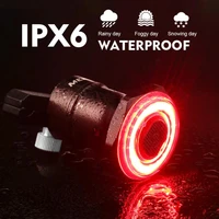 bicycle taillight multi lighting modes models usb charge led bike light flash tail rear lights for road mtb bike seatpost