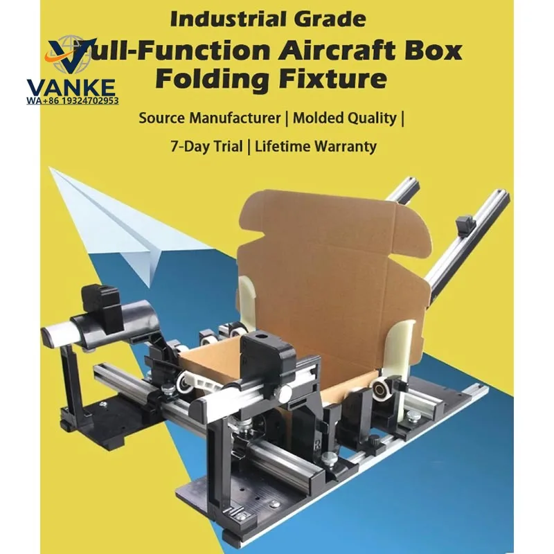 Фото Устройство для складывания картонных коробок Air-craft BoxFolding: регулируемый размер, вспомогательный инструмент для упаковки, специальный инструмент для складывания картонных коробок №2