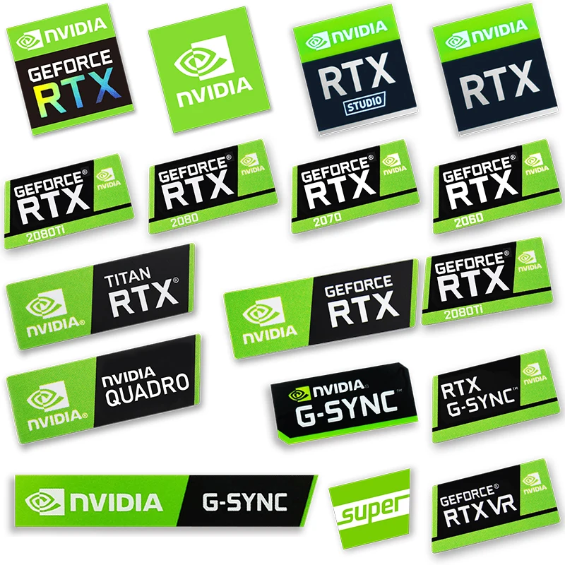 

Наклейка для видеокарты RTX 2080Ti 2070 2060 TITAN VR GTX 1650 1660Ti