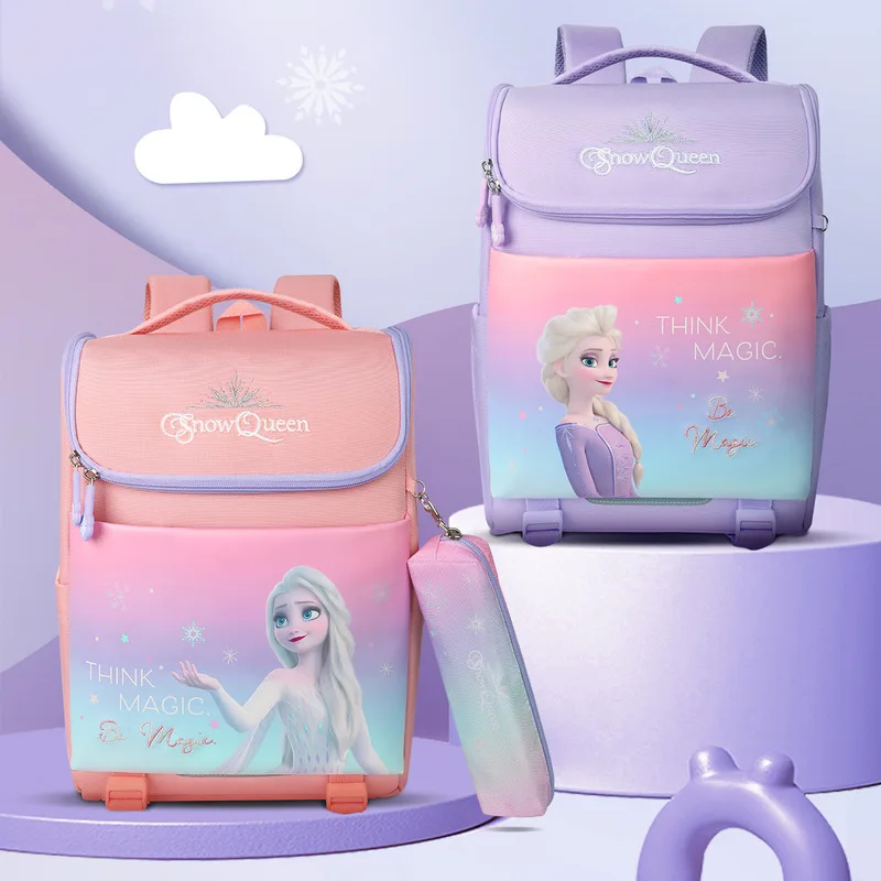 

Disney Frozen Children'S School Bag Magic Gradient Ridge Protection Load Reduction 3-6 Grade Elementary School Bags Wholesale