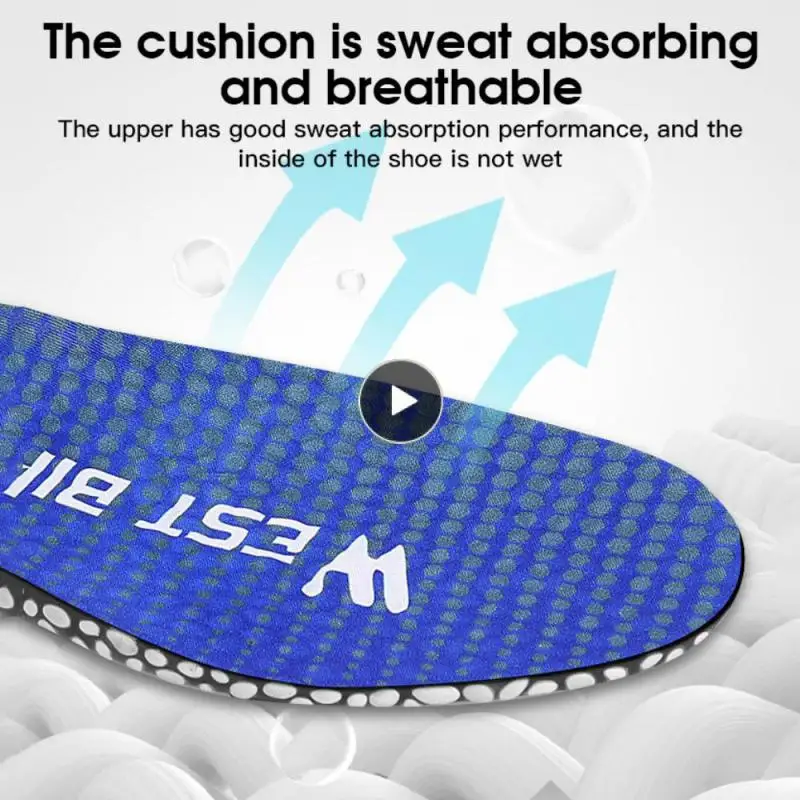 

1 Pair Sports Insole Sports Cushioning Rebound Running Insole Deodorant Breathable Cushion Running Insoles For Man Women Feet