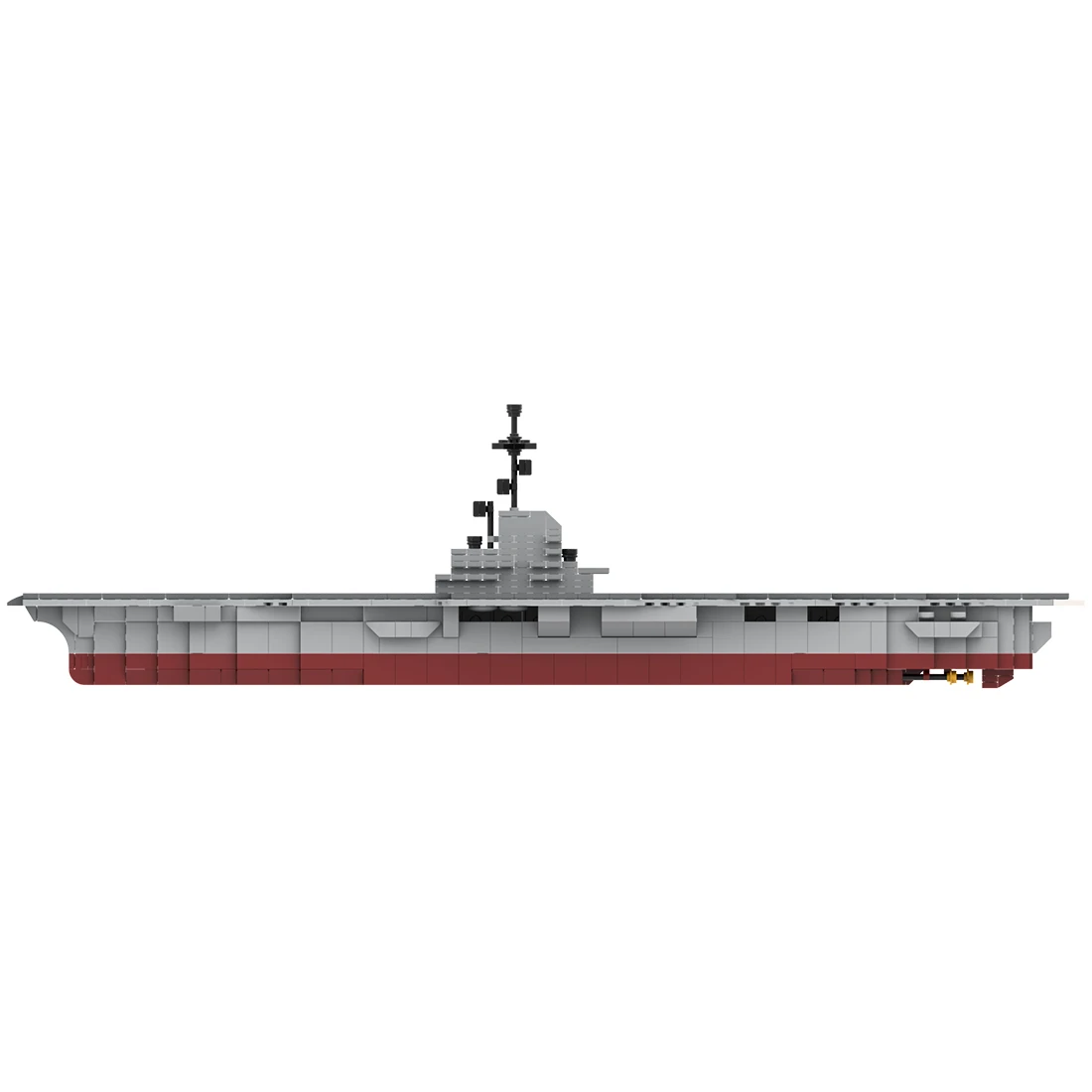 Авторизованный конструктор MOC 1085 шт./компл. USS Lexington строительные блоки для