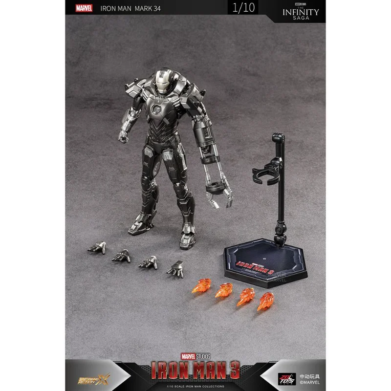 Фото Игрушка-фигурка Zhongdong Toys: Оригинальная подвижная модель Железного Человека Marvel Avengers MK34 №3
