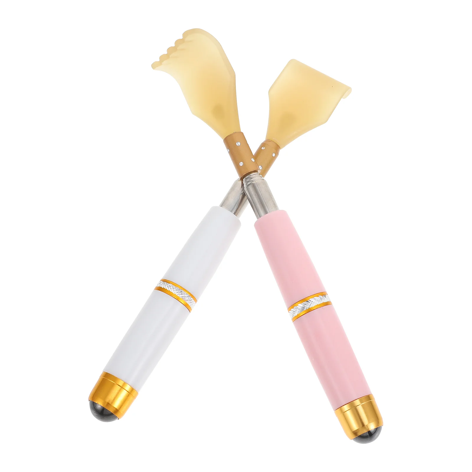 

2Pcs Stick Metal Back Scratching Massager Rolling Bead Back Scratcher