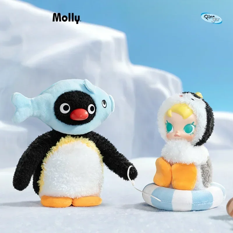 Виниловый кулон POPMART Baby Molly PINGU Happy Fishing Series