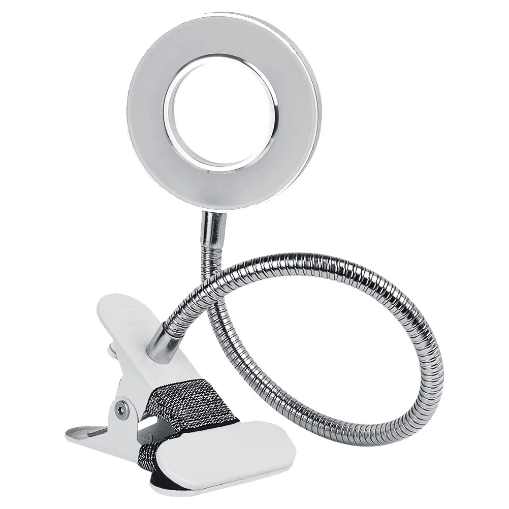 

Lamp Light Table Led Clip Usb Desk Nailfoldable Beauty Reading Gooseneck Eyelashtoolsalon Manicure Shop Protection Eye Desktop
