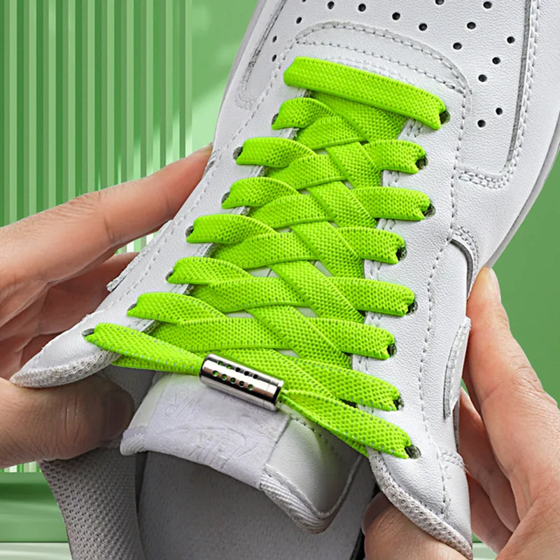 

1Pair Lazy Elastic Laces No Ties Shoelace for Sneakers Round Aroma Capsules Shoe Lock Bukcle Deworming Deodorization Fresh Air