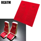 Наклейка на сиденье водителя, бархатное украшение для стула 114 Tamyia Rc Truck Scania R620 R470, 2 шт.