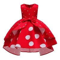 jumping meters 3 10y princess girls dresses for party wedding childrens clothes sleeveless dots birthday frocks kids costume