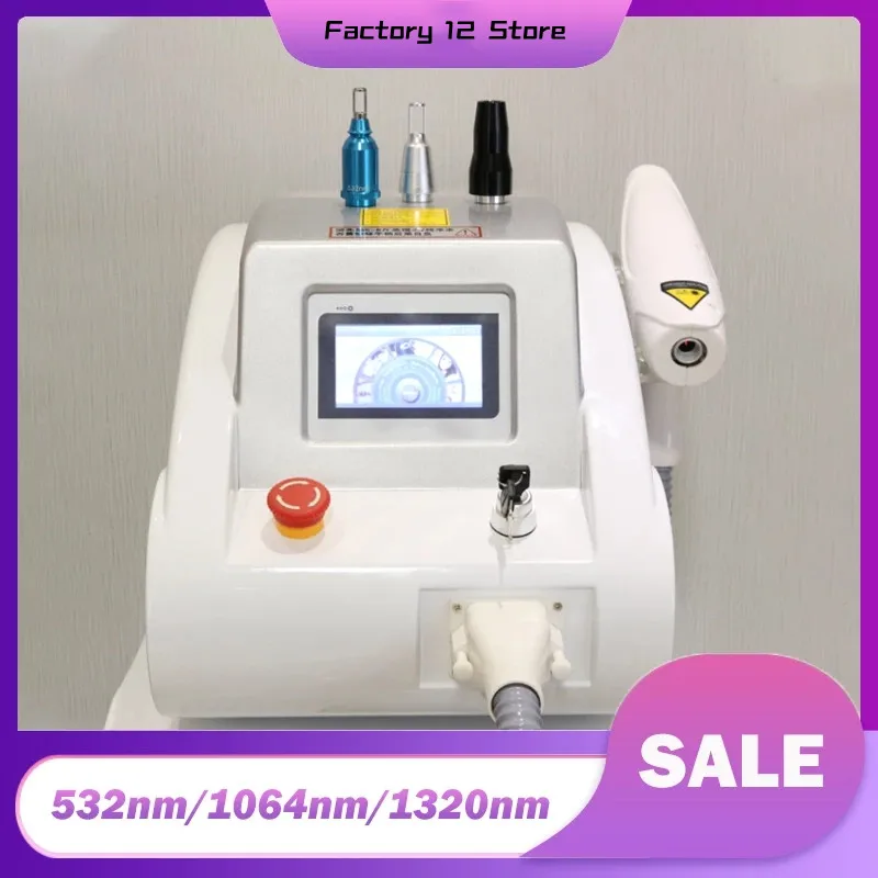 

2023 New Pico Picosecond Portable 532nm 1064nm 1320nm Q-switch ND YAG CE Laser-Machine Tattoo Speckle Removal Pigmentation