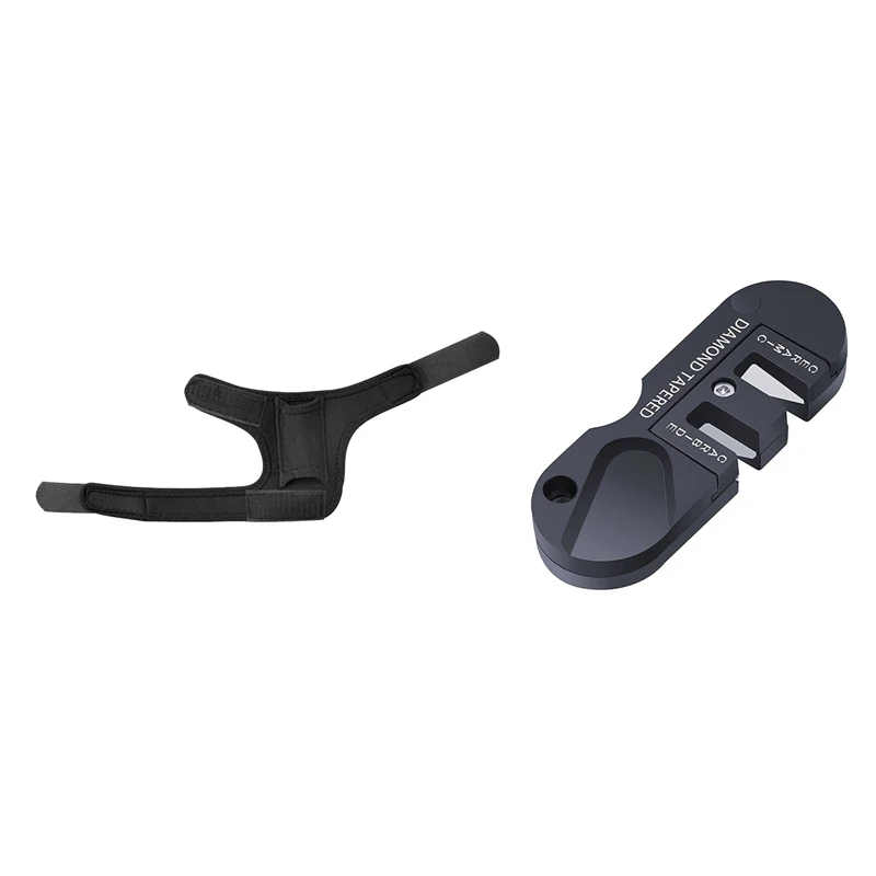 

Портативная многофункциональная точилка для ножей с наручным фонариком