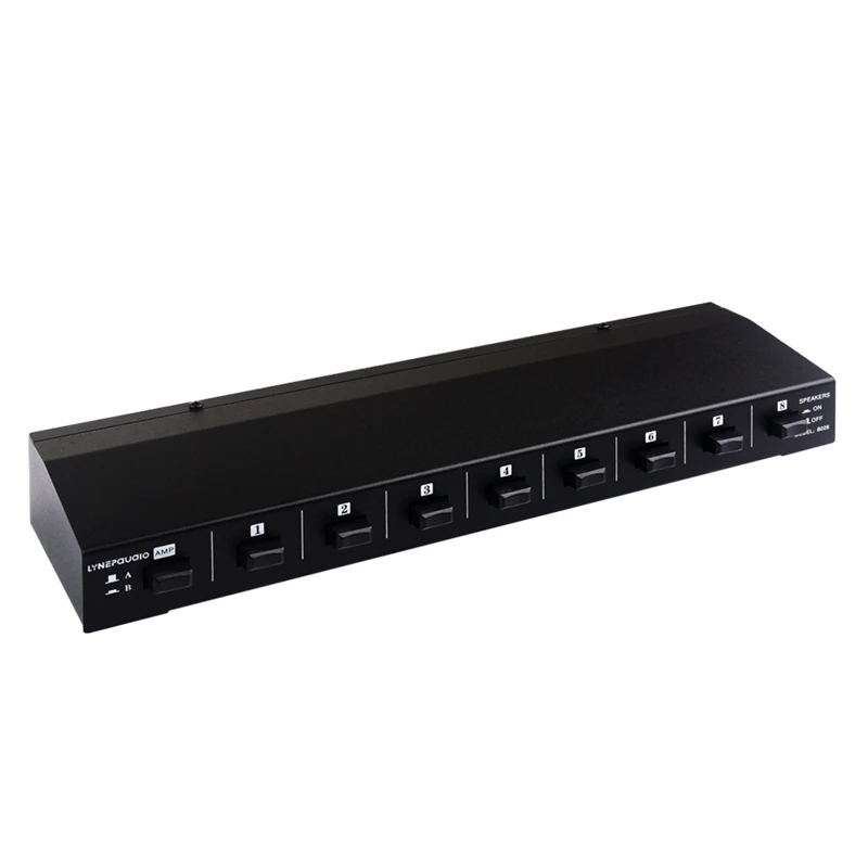 

2 In 8 Out Power Amplifier And Loudspeaker Box Switcher/Loudspeaker Switch Distribute Device 100W Without Consumption