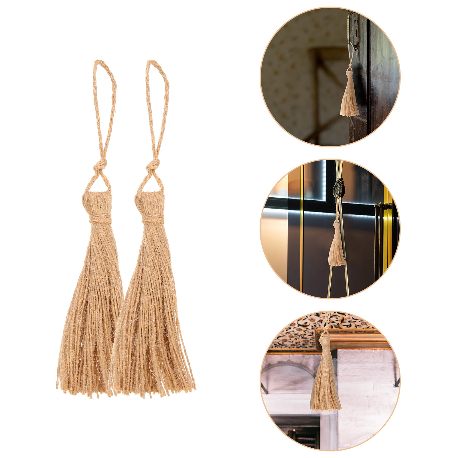 6 шт. занавески с бахромой завязки кисточками Европейская и американская