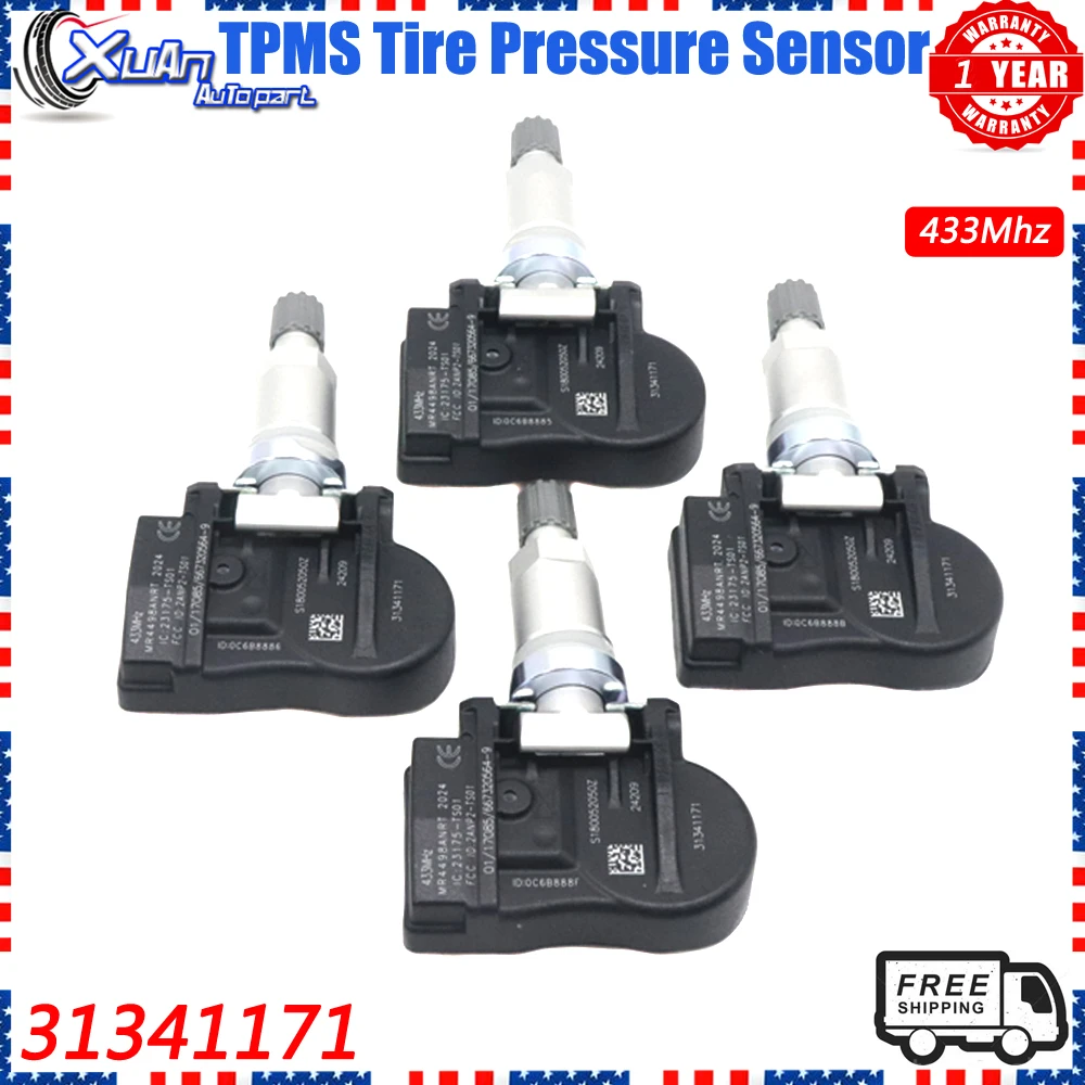 Система контроля датчика давления в шинах Xuan TPMS 31341171 Для Volvo S60 V60 XC60 S70 S80 V40 V70 XC70