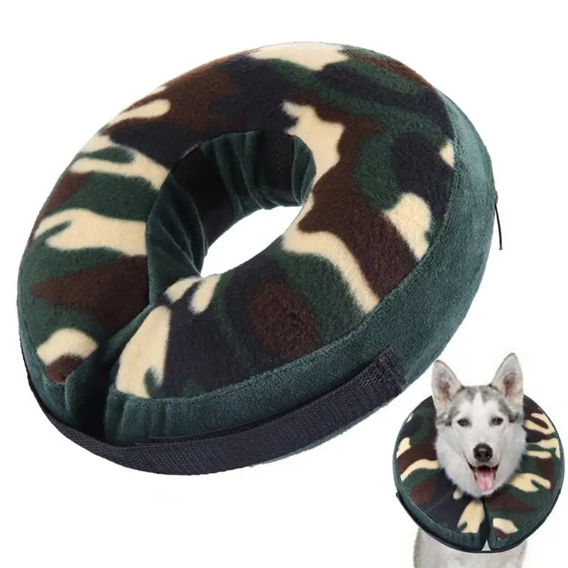 

Dog Donut Collar Dog Neck Donut Inflatable Adjustable Recovery Collar For Dogs After Operation Prevent From Biting & Scratching