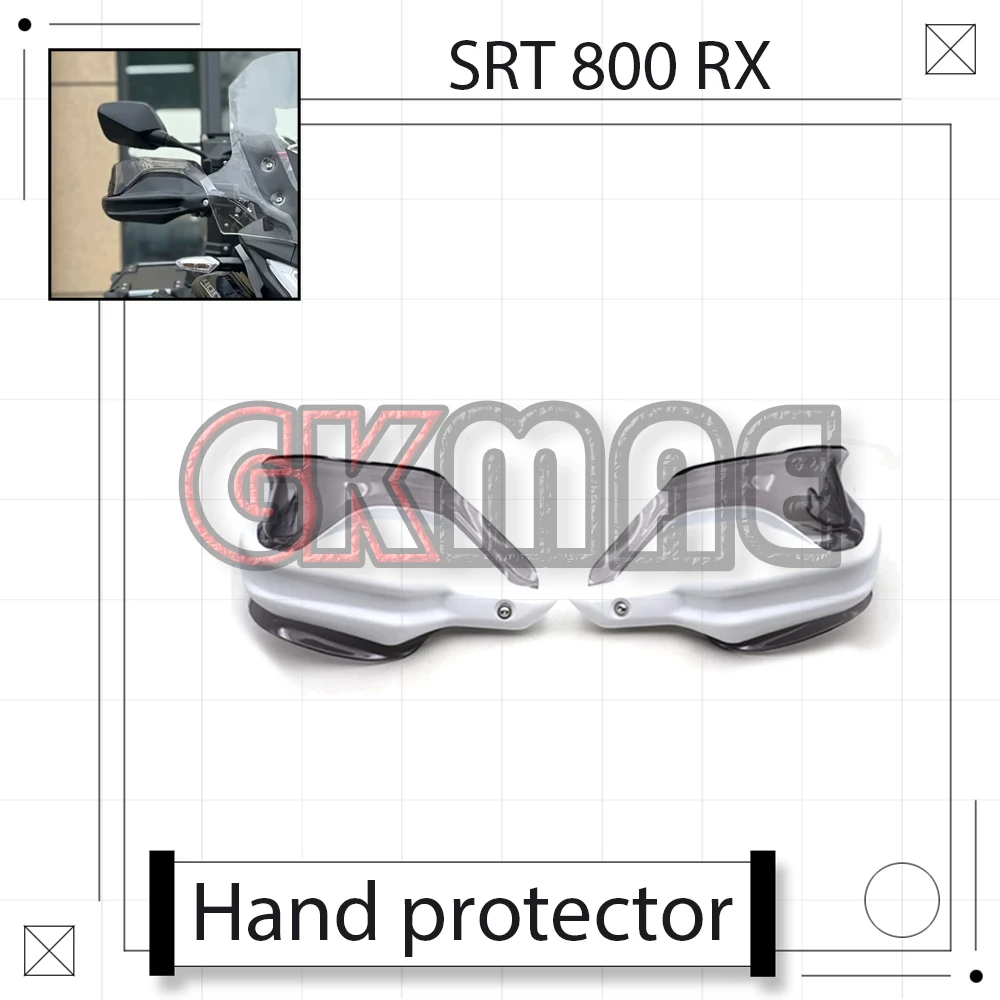 Фото Подходит для мотоцикла QJMOTOR SRT 800 RX SRT800RX: модифицированные защитные накладки на руки, ветровой дефлектор, защитный щиток от ветра, защитные накладки на руки. №1