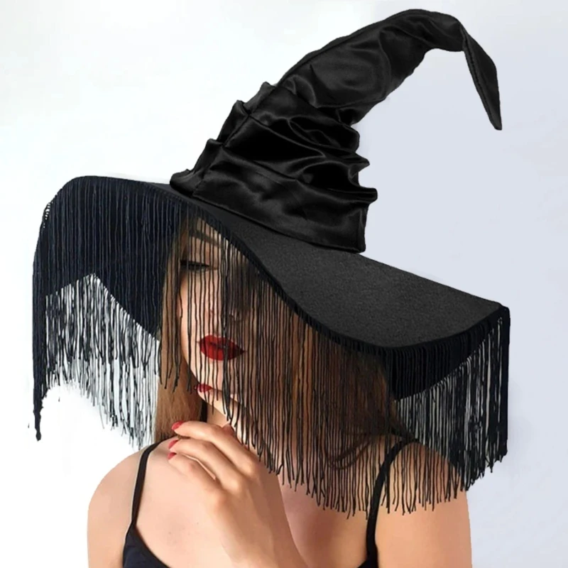 

Women Witchcap Wizard Hat Cos-play Party Headwear Halloween Clothing Accessories