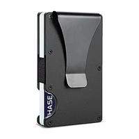 mens aluminum purse thin minimalist wallet blocking rfid money clip slim credit card holder anti theft swipe and degaussi