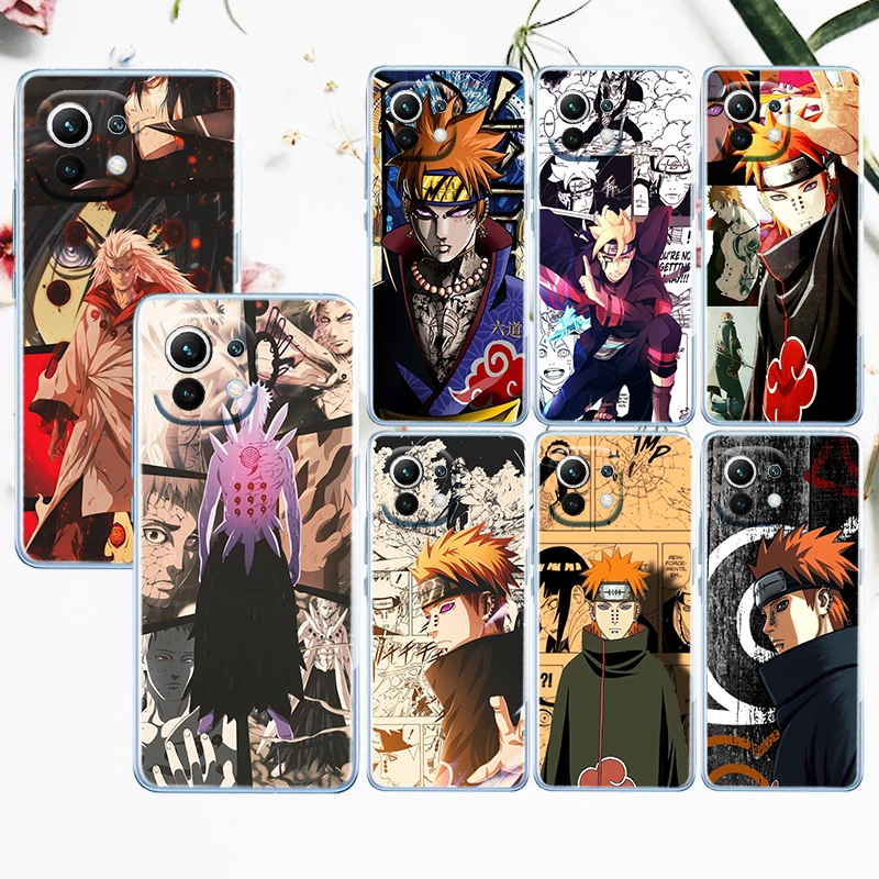 

Comic Naruto Kakashi For Xiaomi Mi 12 12X 11 11T 11i 10T 10 Pro Lite Ultra 5G 9T 9SE A3 Transparent Soft TPU Phone Case