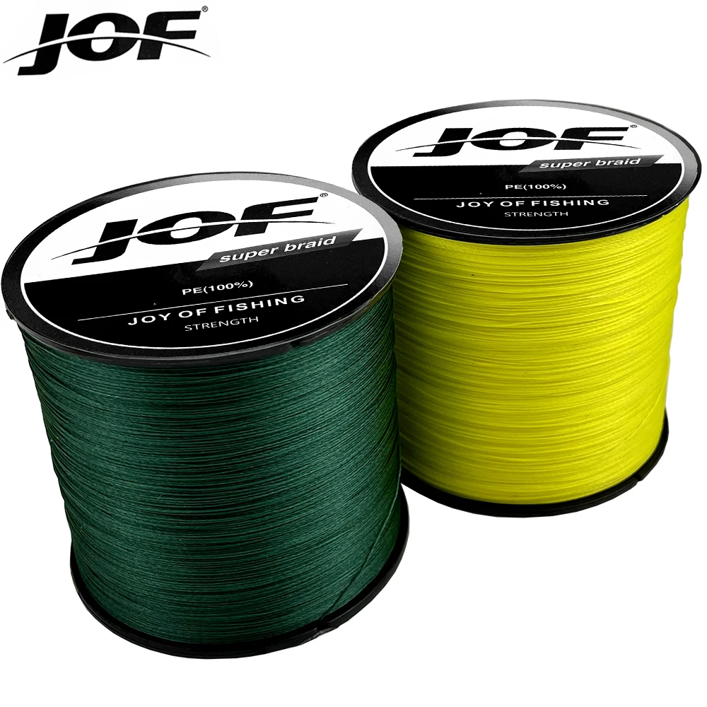 

JOF 12 Strands 500m PE Braided Fishing Line 18LB-135LB X12 X9 X8 Multifilament Fishing Wire Smooth for Carp Fishing Tackle