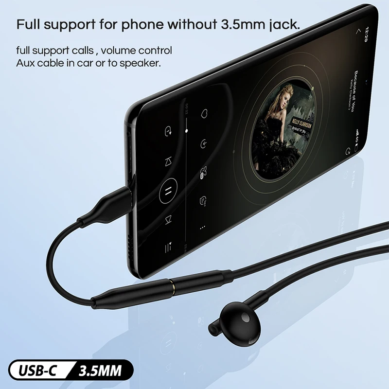 Оригинальный аудиоадаптер Usb Type-C на 3 5 мм кабель Aux наушники для Samsung Galaxy S22 S21 Ultra S20