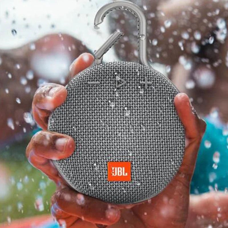

Портативный беспроводной Bluetooth-Динамик JBL Clip 3, IPX7, водонепроницаемый сабвуфер для наружных путешествий, комнатных вечеринок