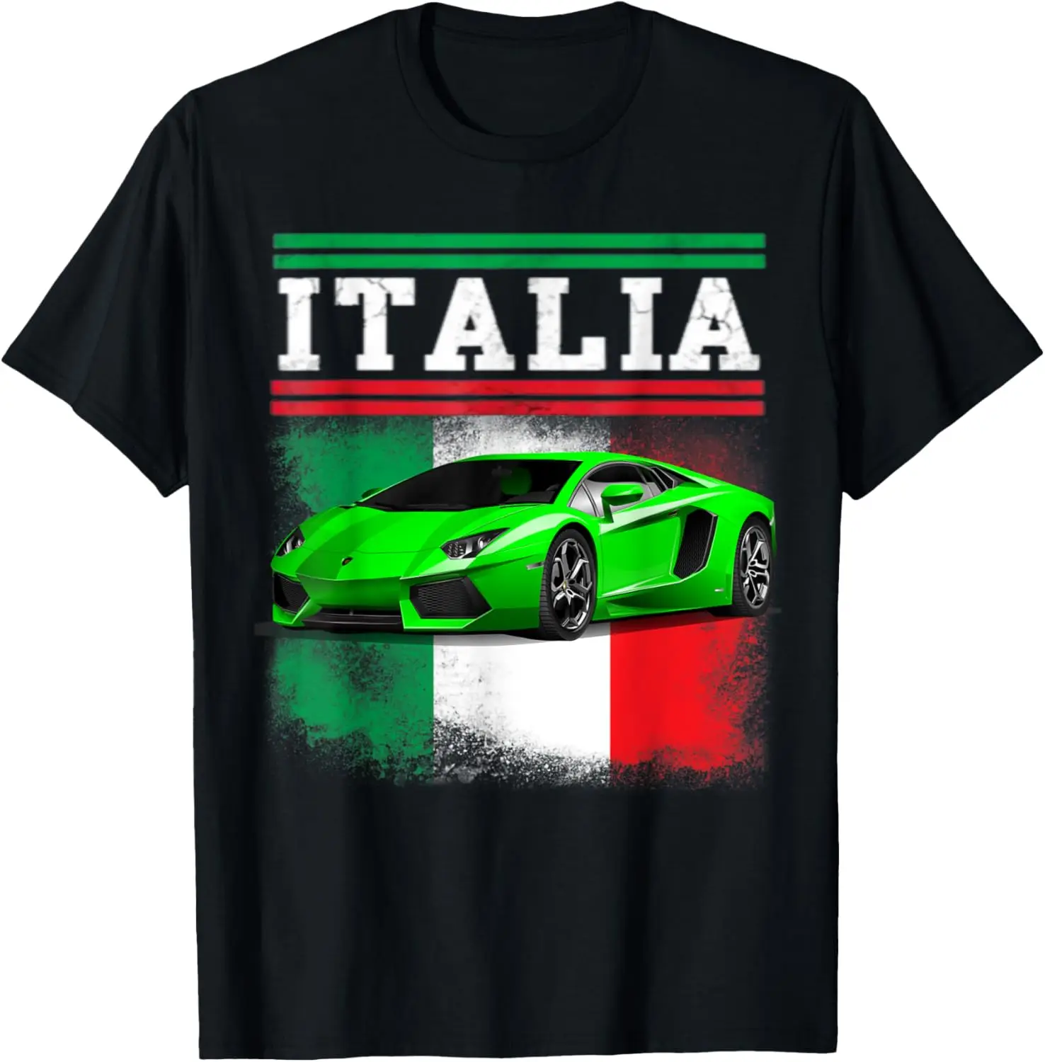 Веселый итальянский экзотический Суперкар для мужчин женщин и детей. Футболка