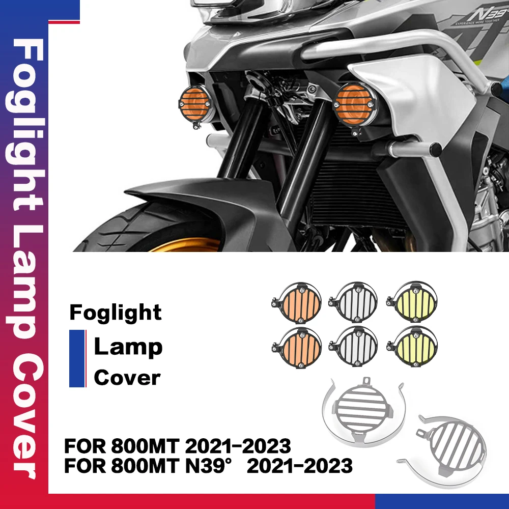 

For CFMOTO 800MT 800 MT N39° 2021-2023 Motorcycle Accessories Aluminium Light Protector Guards Foglight Lamp Cover Moto Parts