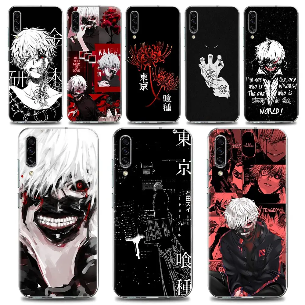 

Tokyo Ghoul Manga Clear Case For Samsung Galaxy A50 A70 A30s A30 A40 A20 E A03 A04 S Note 20 Ultra 8 9 10 Cover Ken Kaneki Anime