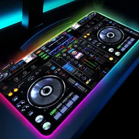 pioneer dj controller backlit mat table rubber pads complete rgb large mouse pad setup decoration office accessories mousepad xl