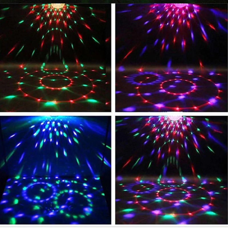 BINFU Home Car лампа диско-шар мини-DJ светильник для вечерние звуковая активация со