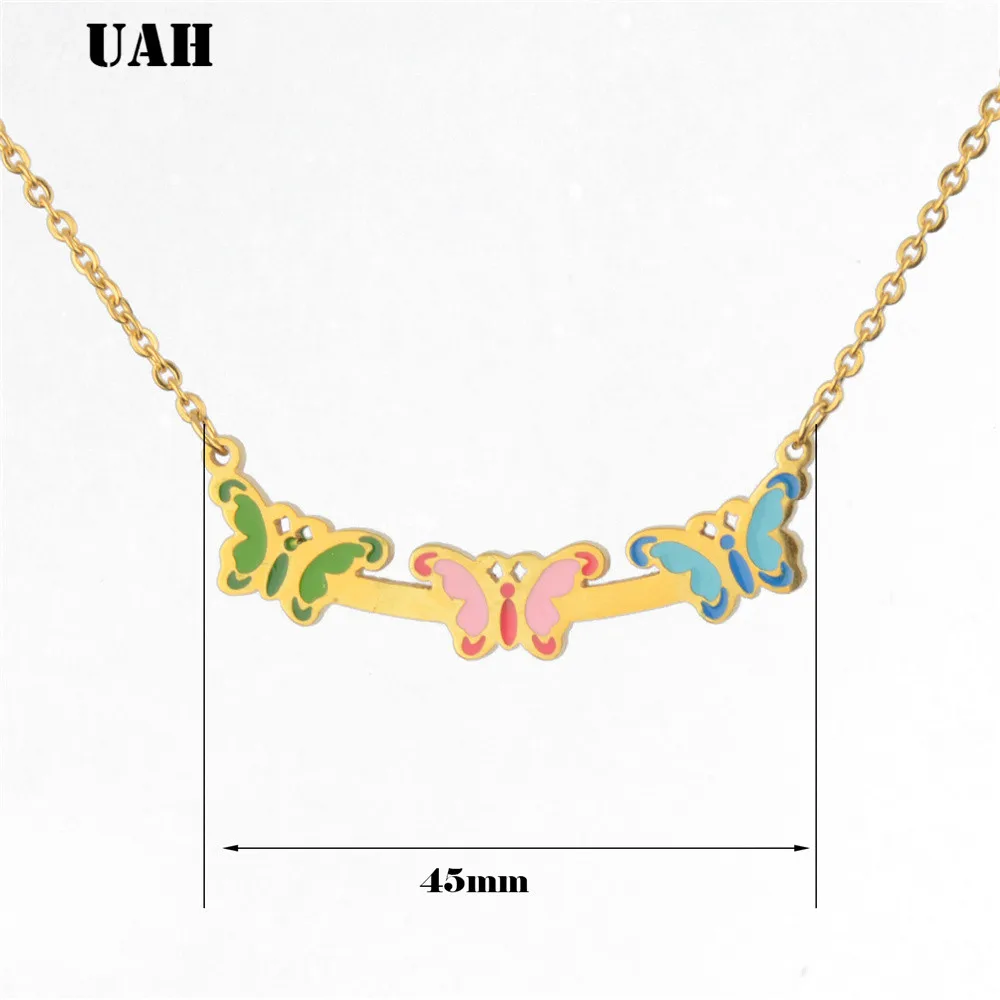 Женский ювелирный комплект из колье и серёг нержавеющей стали