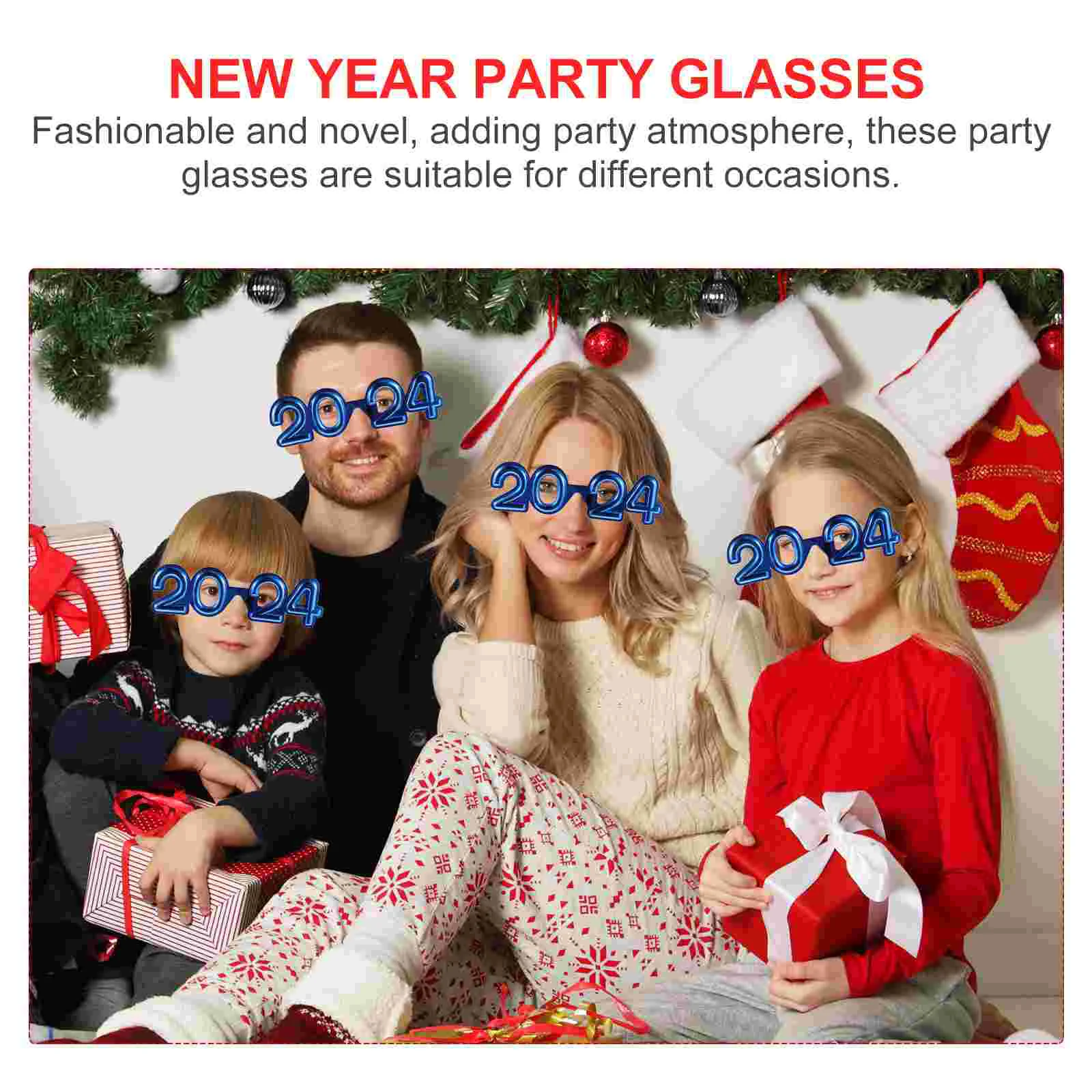 3 шт. 2024 цифровые очки принадлежности для глаз подарок забавный танцевальный