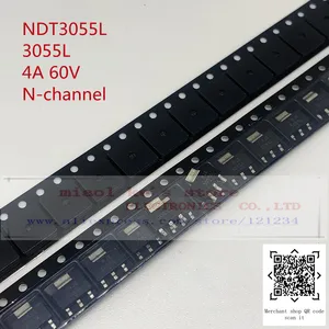 [10pcs]100% new original NDT2955 NDT3055L NDT410EL 2955 3055L 410EL SMD triode SOT-223 MOS field effect transistor