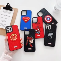 marvel iron man spiderman phone cases for iphone 13 12 11 pro max mini xr xs max 8 x 7 se 2022 mini silica gel mobile cell
