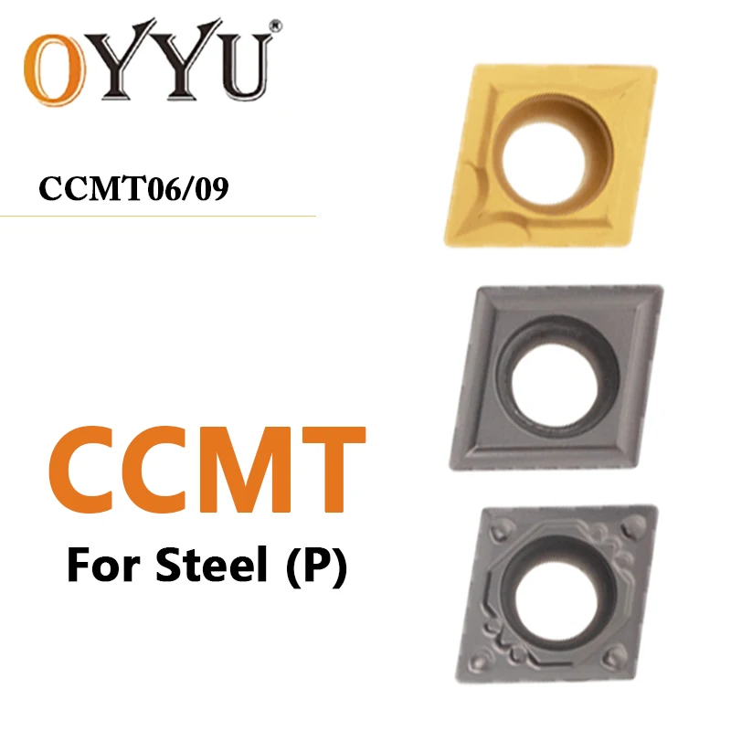 

CCMT09T304 CCMT060204 CCMT09T308 CCMT Carbide Inserts 10PCS For Steel Parts CNC Internal Matel Turning Tool Lathe Milling Tool