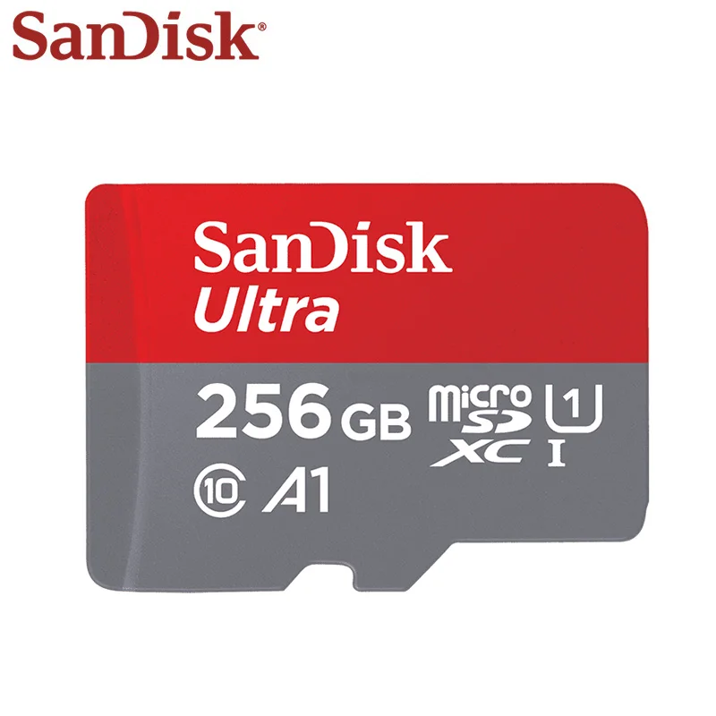 SanDisk карта памяти Micro SD класс 10 256 ГБ 128 64 32 до 150 Мб/с