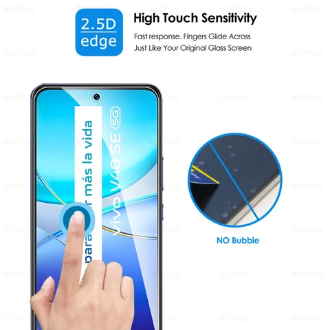 Закаленное стекло 6 в 1 для Vivo V40 SE 5G, защитная пленка для экрана, Защитная пленка для объектива V30 Lite 4G V40SE V30Lite VivoV40SE V 30 светильник Global