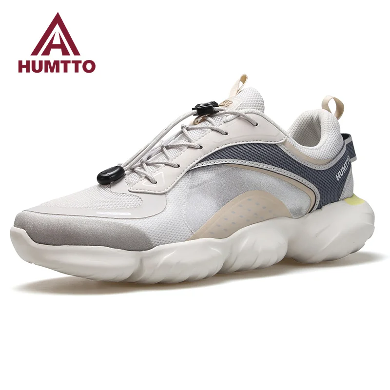HUMTTO Shoes for Men Breathable Luxury Designer Sneakers Mens Sport Jogging Gym Casual Running Shoes Summer Tennis Trainers Man
