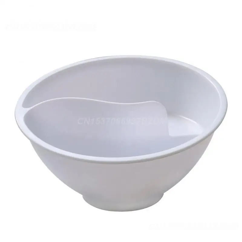 1~10PCS Creative Lazy Snack Bowl Dry And Wet Separated Oatmeal Bowl BPA Free High Quality ABS Microwave Safe Bowl Children's