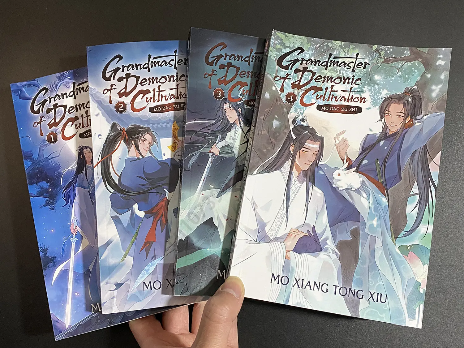 4 Books/set Grandmaster of Demonic Cultivation: Mo Dao Zu Shi Novel Comic Book English Manga Novel Books