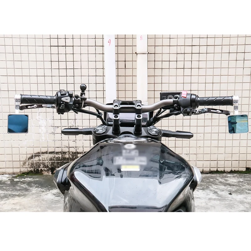 Универсальные квадратные мотоциклетные зеркала алюминиевые на руль заднего