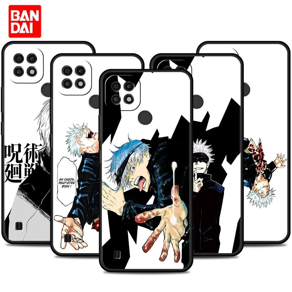 

Jujutsu Kaisen Yuji Case for Realme 8i 8 Pro C21Y C25 C11 C20 7 7i 9i XT GT GT2 C15 C3 C21 2020 Shell Cell Silicone Black Full