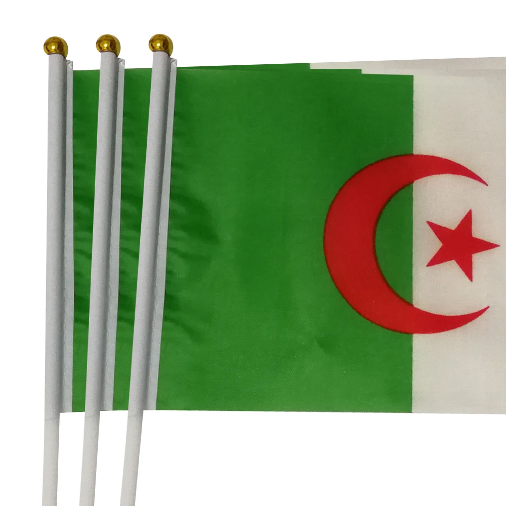 EOODLOVE 10/20/50 шт. 14*21 см алжирский ручной пластиковый флаг уличный праздничный